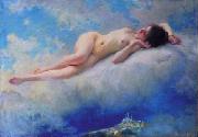 Charles-Amable Lenoir Dream of the Orient painting